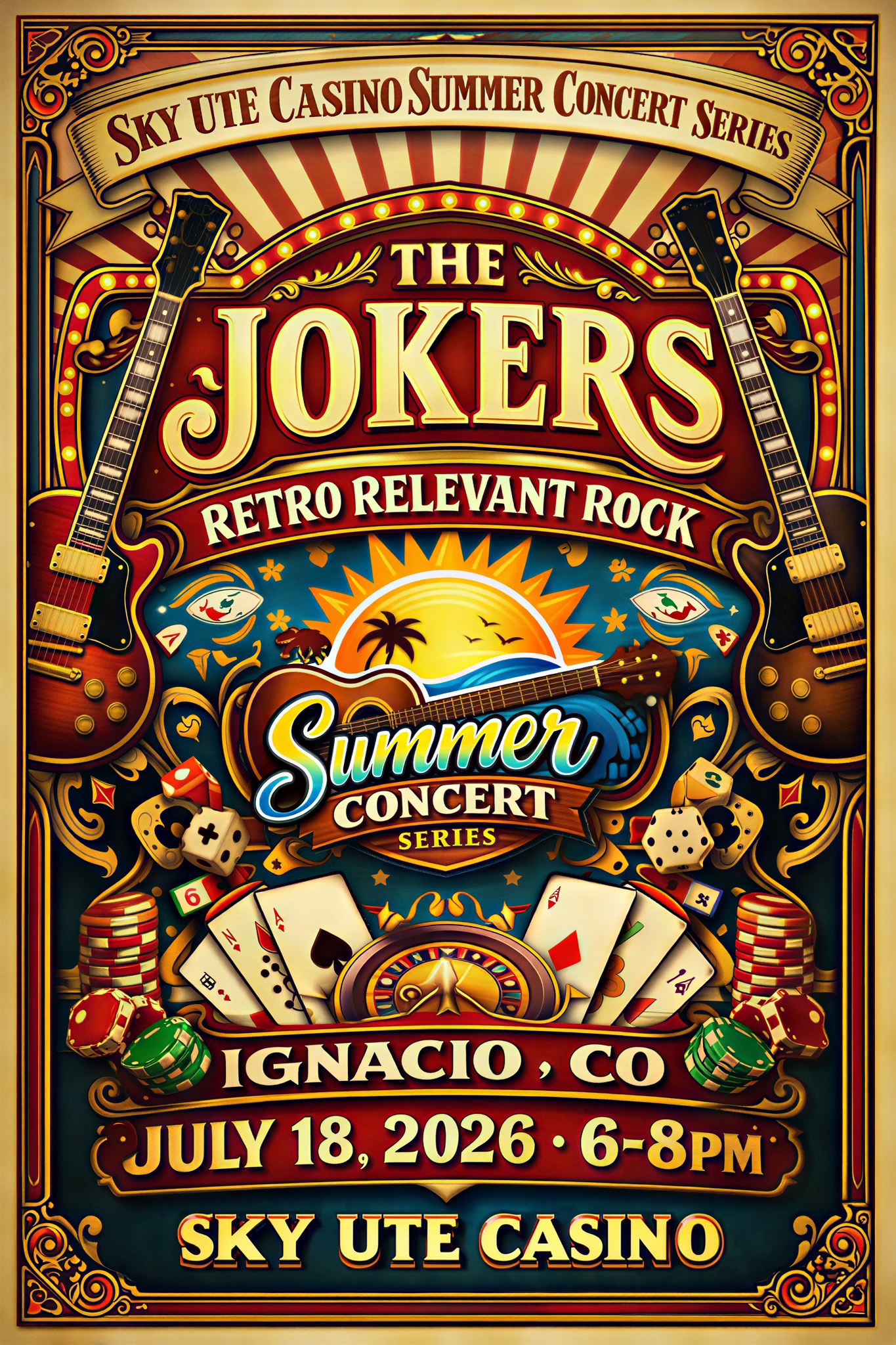The Jokers performing live at Sty Ute Casino's Summer Concert Series in Ignacio, CO The Jokers performing live at Sty Ute Casino's Summer Concert Series in Ignacio, CO